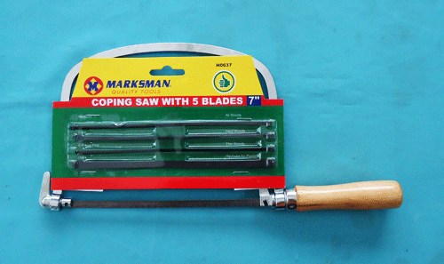 COPING SAW WITH 5 BLADES 7