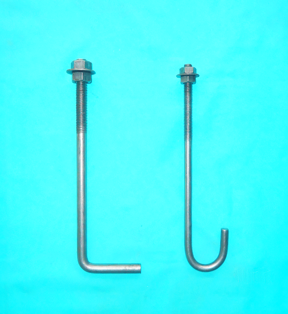 L, J SHAPE BOLTS