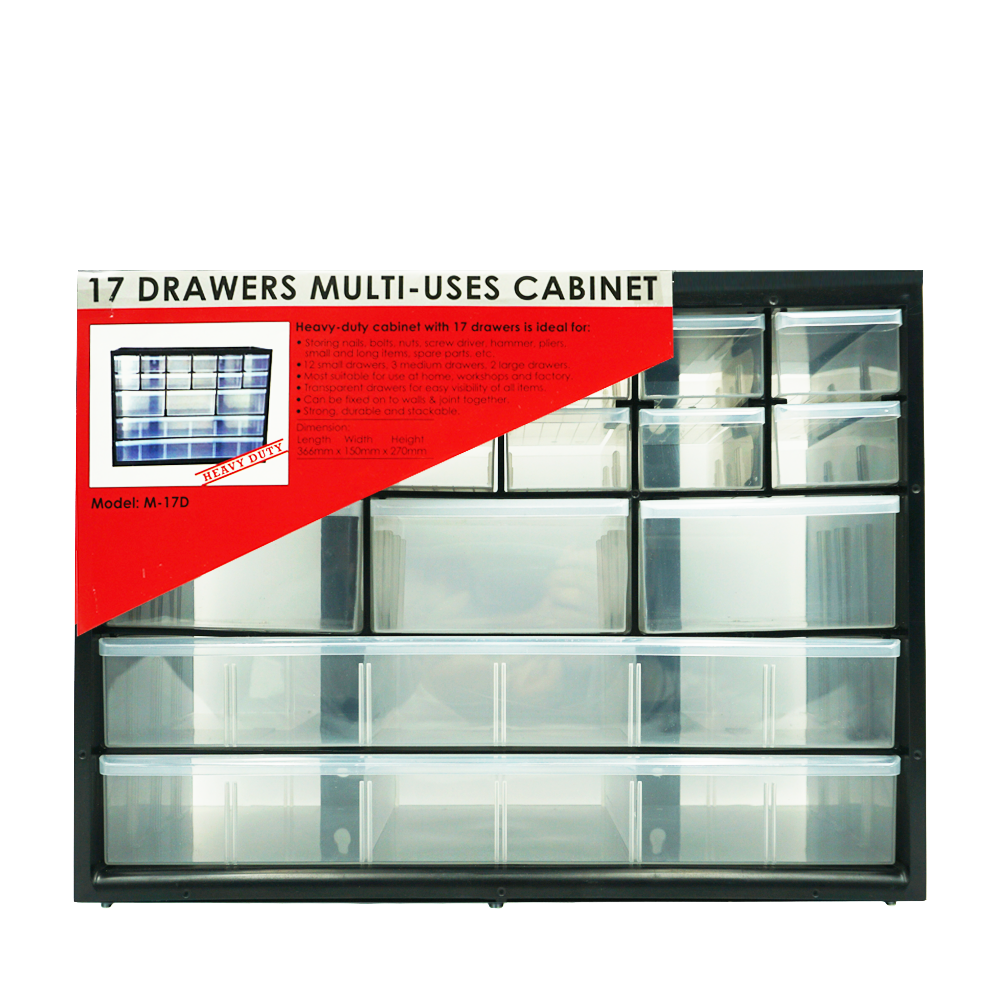 17 DRAWER PVC CABINET ์no.M-17D