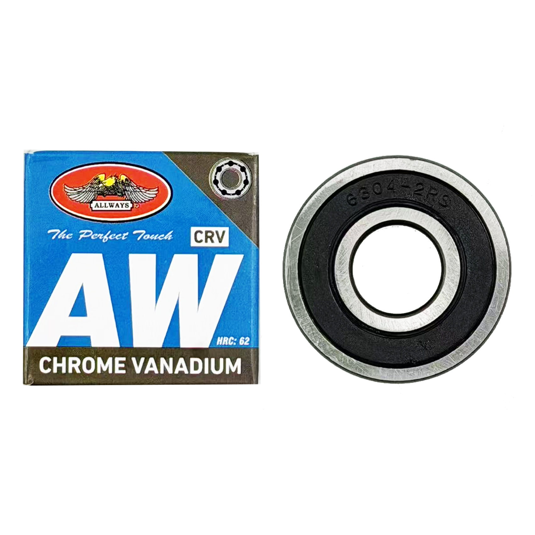 BALL BEARING RUBBER SEAL - CHROME VANADIUM